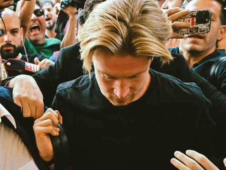 Kevin De Bruyne, l'arrivo tra la folla