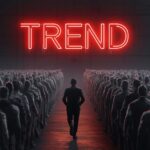 Persona che insegue i trend