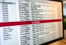L’errore del tasto “Invio”: perché un Ufficio Stampa non è la fabbrica dei comunicati a comando Schermo di un computer con migliaia di email e una sola evidenziata in rosso
